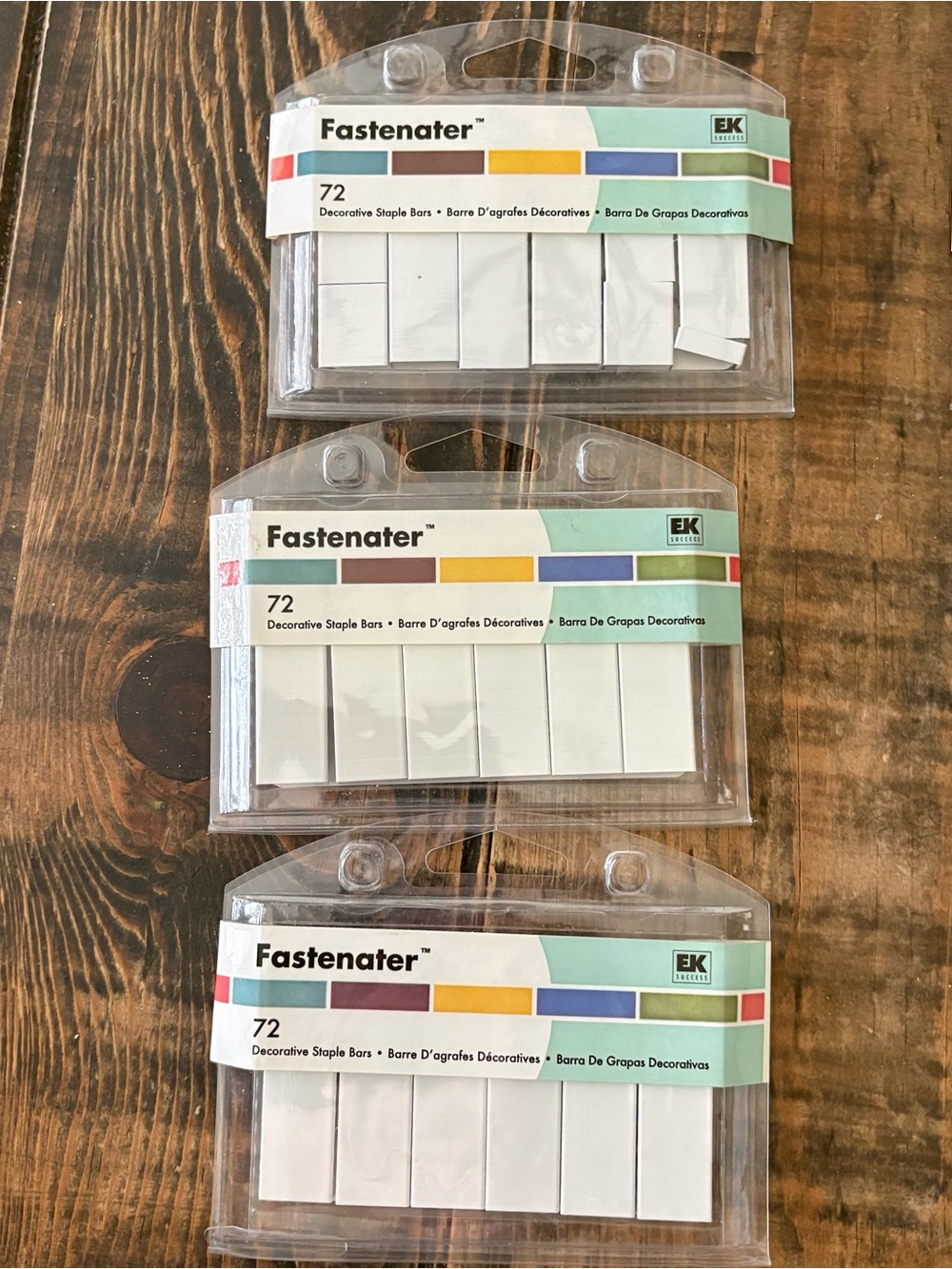 EK Success Fastenater Decorative Staple Bars Lot of 15 - Picture 9 of 9